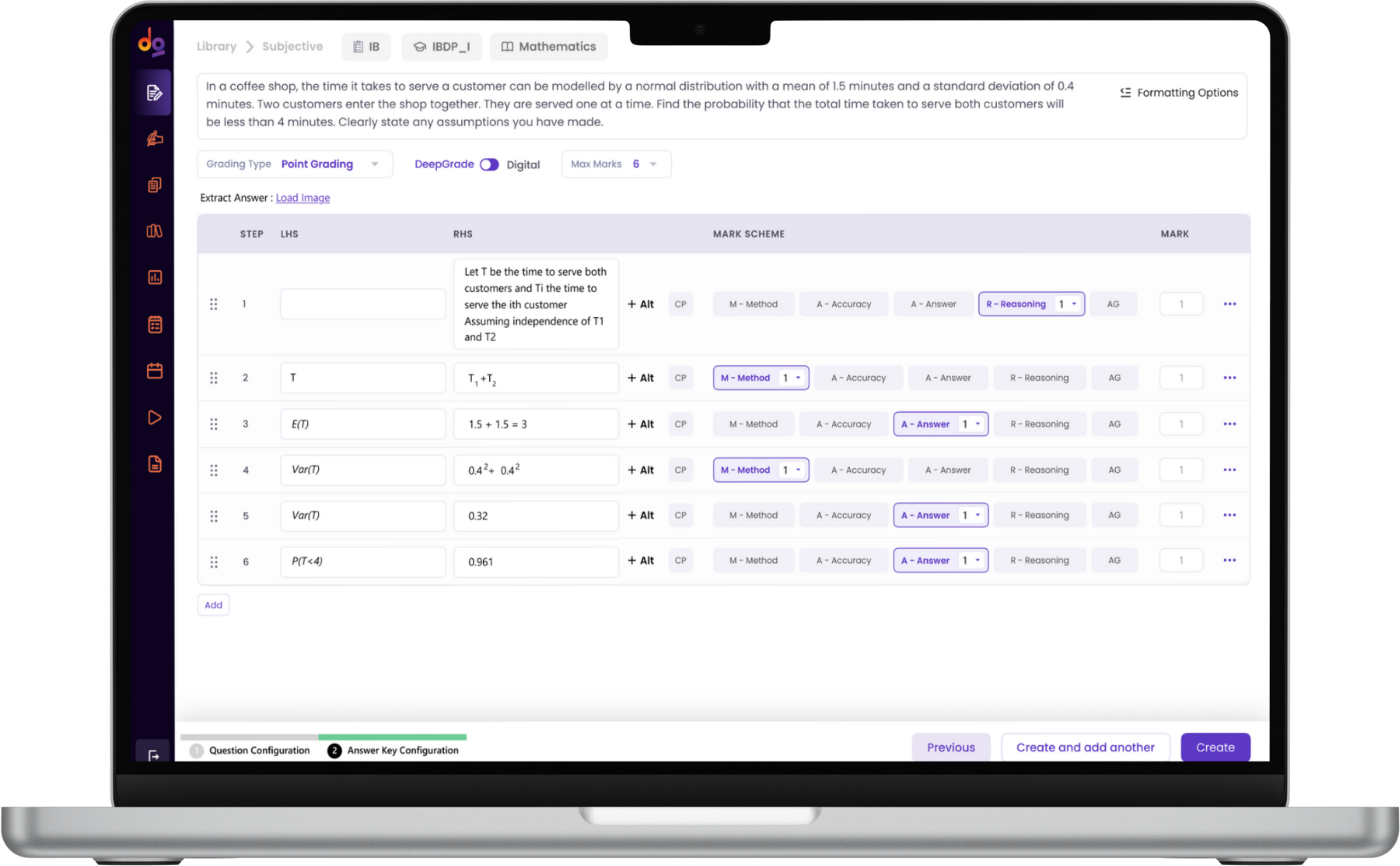 Question Configuration